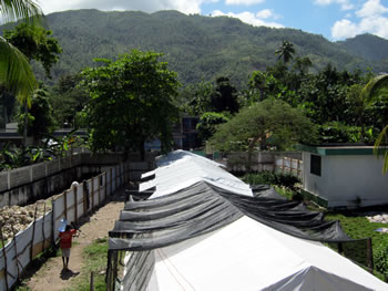 Cholera tents