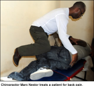 Chiropractor treatment